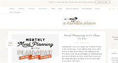 Desktop Screenshot of ahumbleplace.com